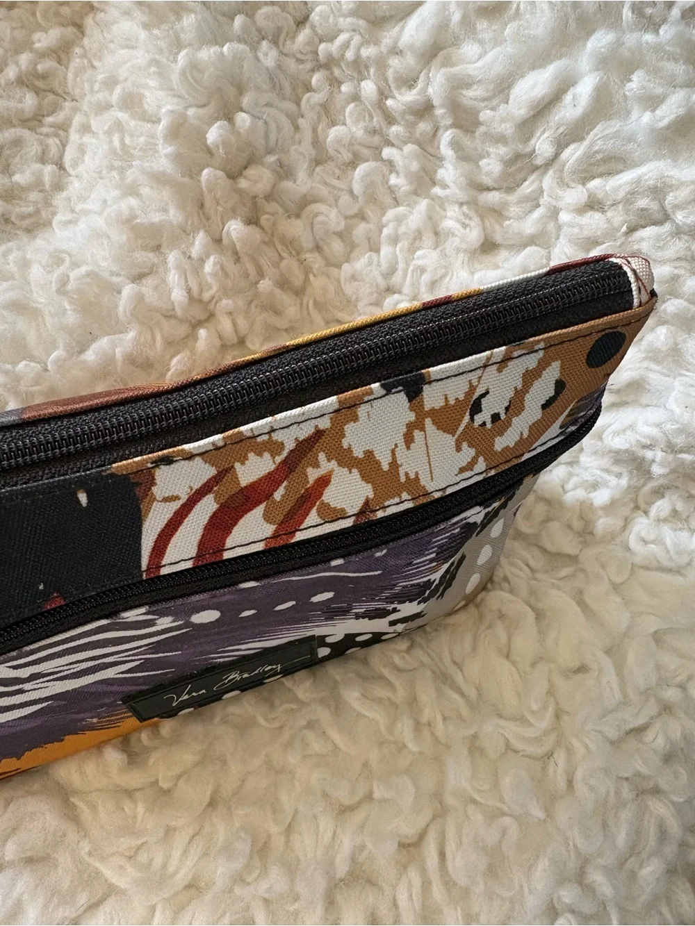 Vera Bradley Painted Feathers Cosmetic Bag